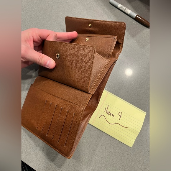 Louis Vuitton Monogram Porte Tresor Etui Papiers Trifold Wallet SP1004 - Picture 4 of 9